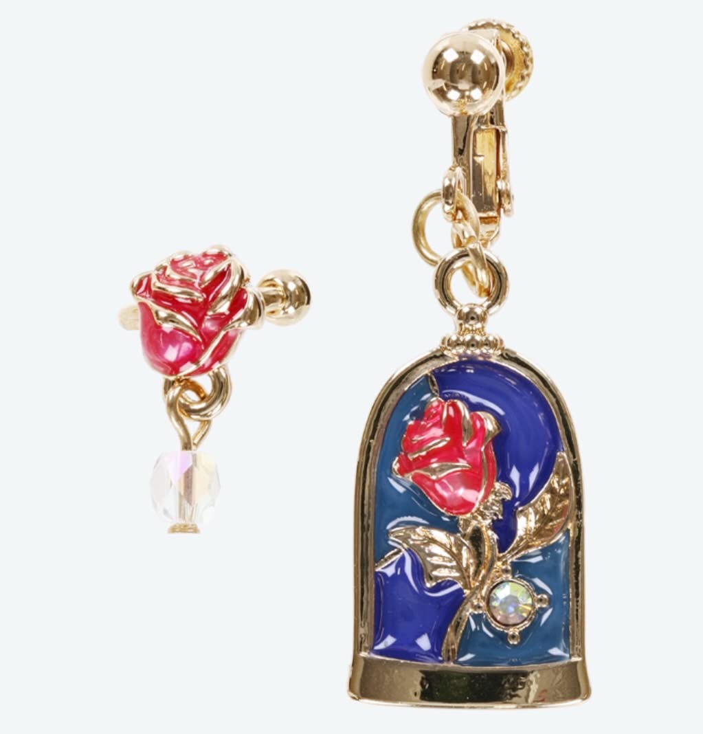 Amazon.co.jp: 美女と野獣 魔法のバラ【イヤーカフ2個